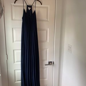 Navy blue maxi dress